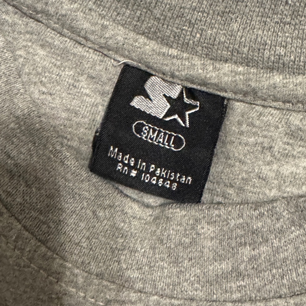 Notre Dame University Long Sleeve Graphic Tee Gray Small - Picture 4 of 5